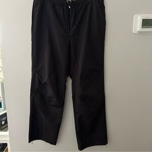 Vintage Nike black track windless pants L 12-14